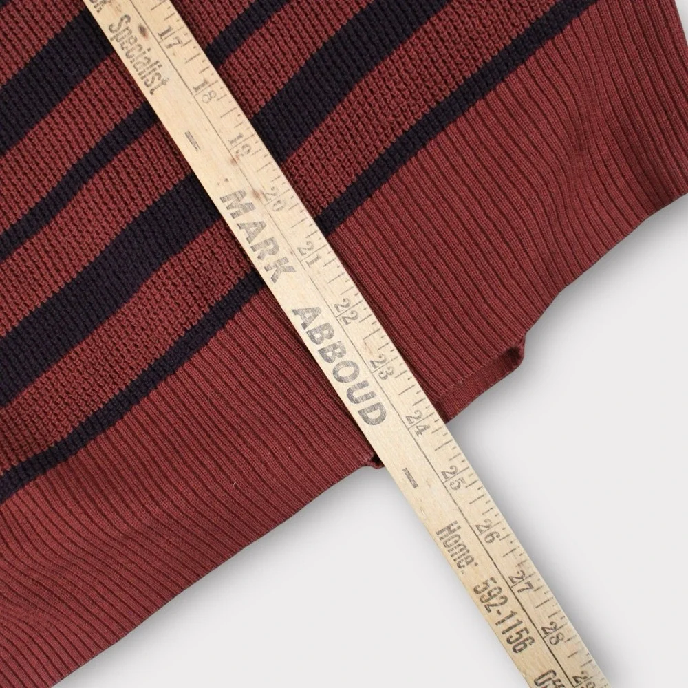 Lot of 2 Eddie Bauer‎ Women's Knit Sweaters Striped Cotton Crewneck Size S